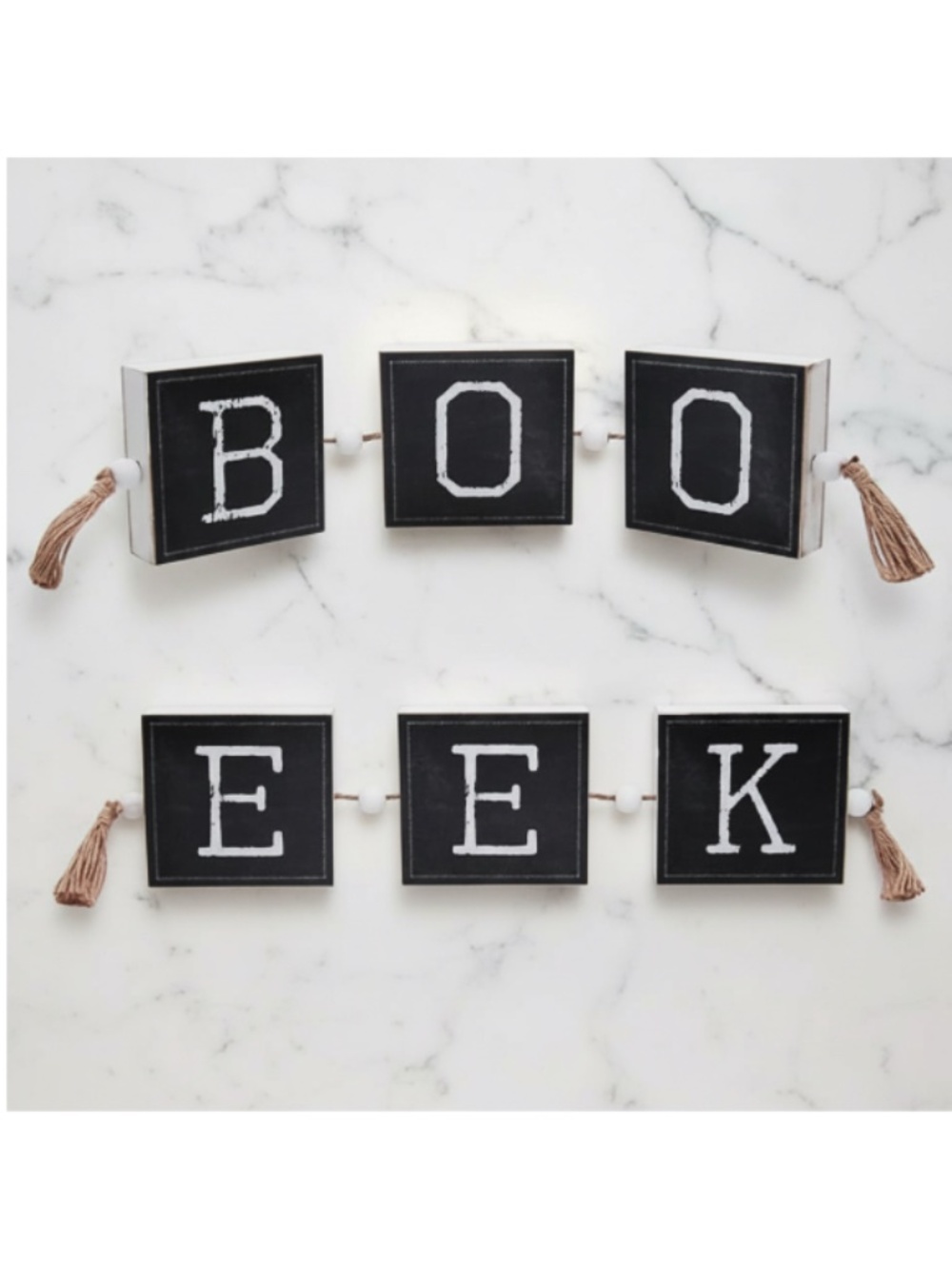 BOO/EEK Reversible Halloween Sign